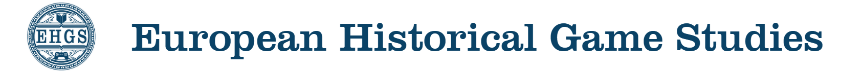 logo and title European Historical Game Studies